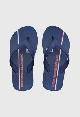 Chinelo Infantil Rider NBA Azul