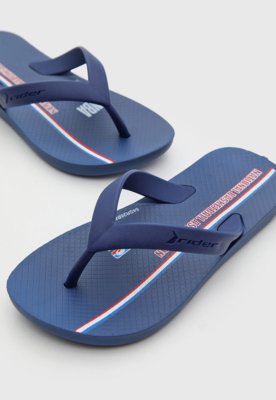 Chinelo Infantil Rider NBA Azul