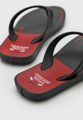 Chinelo Infantil Rider NBA Preta