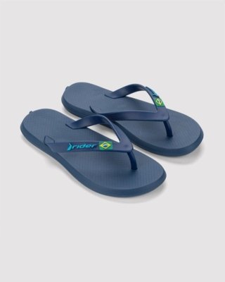 Chinelo Infantil Rider R1 Brasil Azul