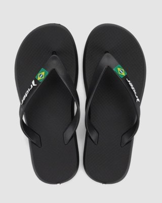 Chinelo Infantil Rider R1 Brasil Preto