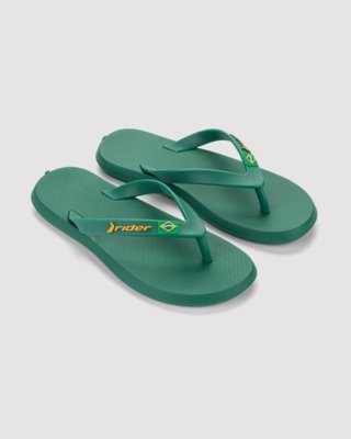 Chinelo Infantil Rider R1 Brasil Verde