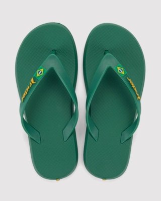 Chinelo Infantil Rider R1 Brasil Verde