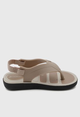 Chinelo Infantil Rider Tira Elástica Bege