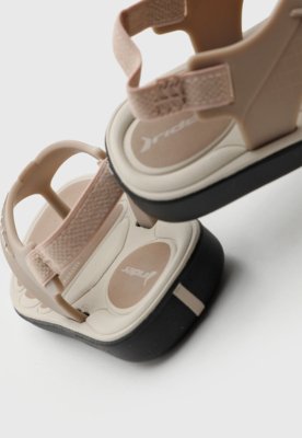 Chinelo Infantil Rider Tira Elástica Bege