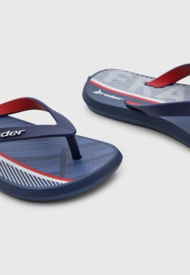 Chinelo Infantil Rider Tiras Azul