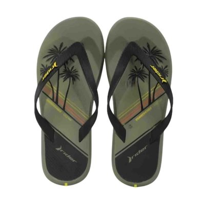 Chinelo Masculino Dedo Rider R1 Style Verde