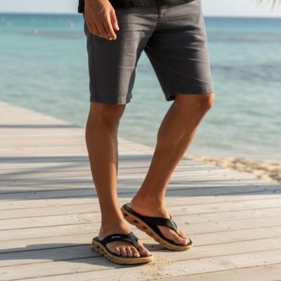 Chinelo Masculino R Power Low Rider 12623 A3292623 Bege