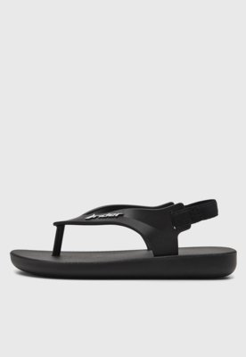 Chinelo Rider Feel Dedo Infantil Preto