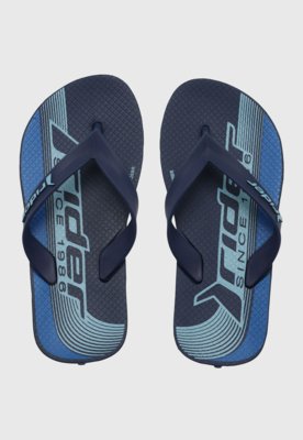 Chinelo Rider Menino Rider Tiras Azul