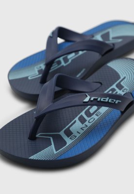 Chinelo Rider Menino Rider Tiras Azul