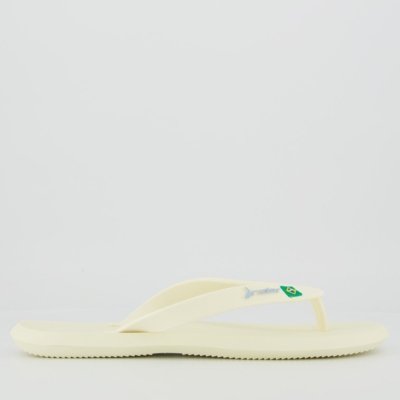 Chinelo Rider R1 Brasil Off White