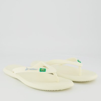 Chinelo Rider R1 Brasil Off White