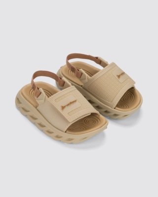 Chinelo Slide Infantil Rider R Power Bege