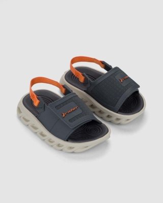 Chinelo Slide Infantil Rider R Power Cinza