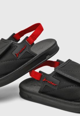 Chinelo Slide Infantil Rider Street Preto