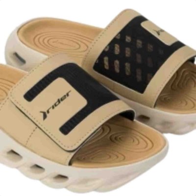 Chinelo Slide Masculino Rider R Power Bege