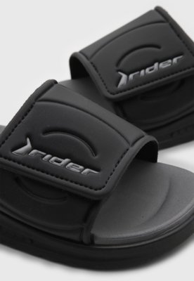 Chinelo Slide Masculino Rider R Soft Plus Preto