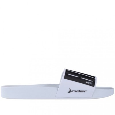 Chinelo Slide Masculino Rider R10 Ronaldinho 12562 Rider Branco