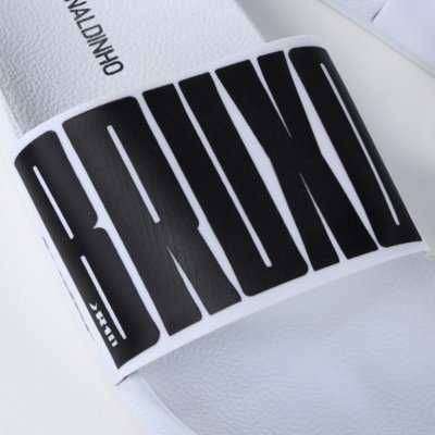 Chinelo Slide Masculino Rider R10 Ronaldinho 12562 Rider Branco