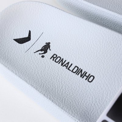 Chinelo Slide Masculino Rider R10 Ronaldinho 12562 Rider Branco