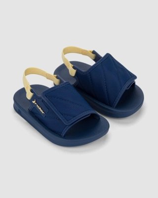 Chinelo Slide Masculino de Bebê Rider Street Azul