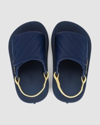 Chinelo Slide Masculino de Bebê Rider Street Azul