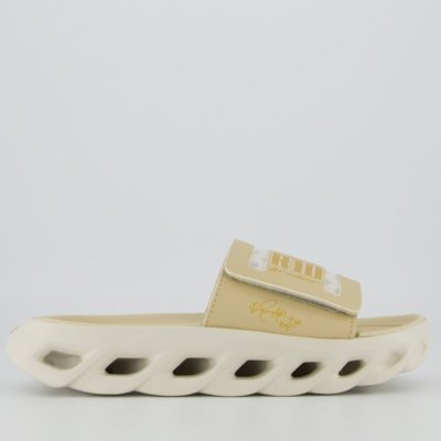 Chinelo Slide Rider R Power R10 Bege