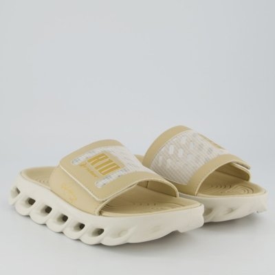 Chinelo Slide Rider R Power R10 Bege