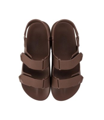Sandália Papete Rider 2Straps Marrom