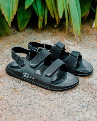 Sandália Papete Rider 2Straps Preto