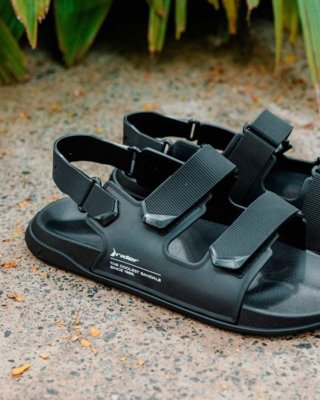 Sandália Papete Rider 2Straps Preto