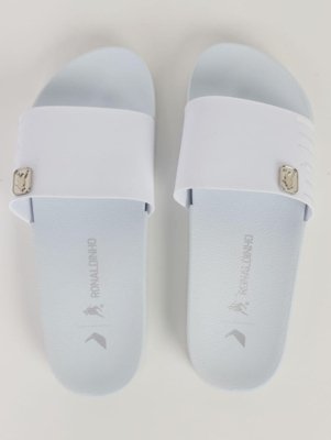 Slide Rider Masculino BRANCO/PRATA