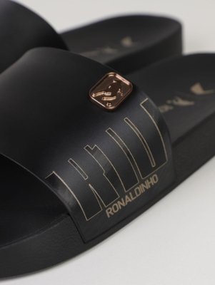 Slide Rider Masculino PRETO/DOURADO