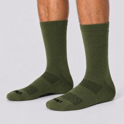 Meia Rikam Performance Cano Médio Colors Verde Escuro
