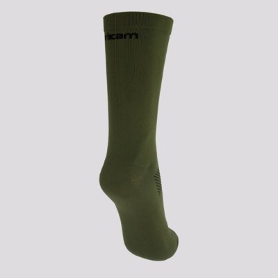 Meia Rikam Performance Cano Médio Colors Verde Escuro
