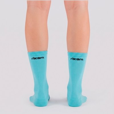 Meia Rikam Performance Colors Cano Médio Feminina Azul