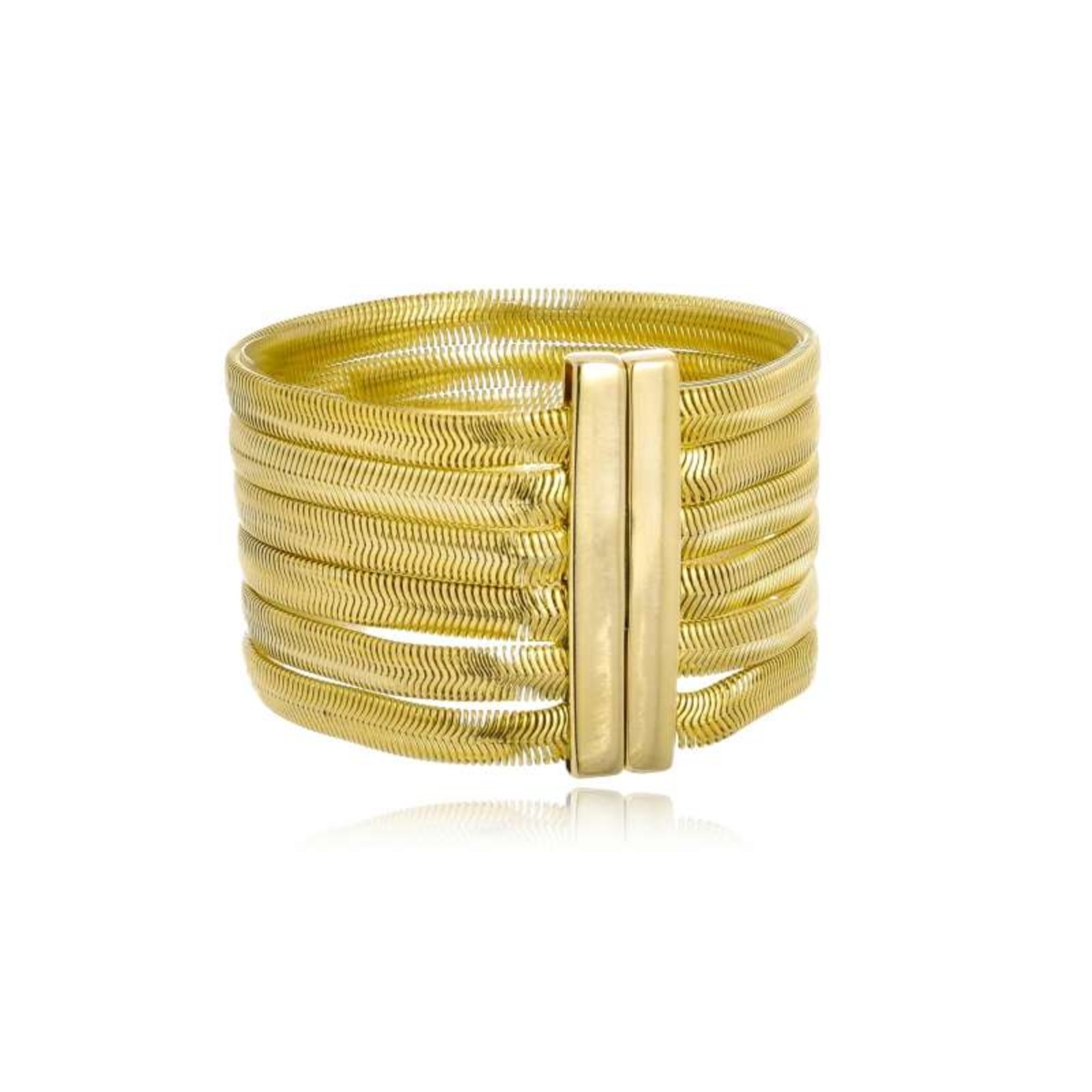 Bracelete Rincawesky Malha Dourado - Marca Rincawesky