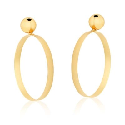 Brinco Rincawesky Argola Thais Dourado Menor preço em Brinco Rincawesky Argola Thais Dourado