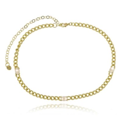 Colar Rincawesky Choker Arum Met Dourado Menor preço em Colar Rincawesky Choker Arum Met Dourado