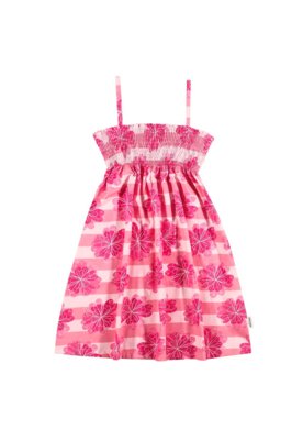 Vestido Rioutlet Infantil Menina Floral Rosa Menor preço em Vestido Rioutlet Infantil Menina Floral Rosa