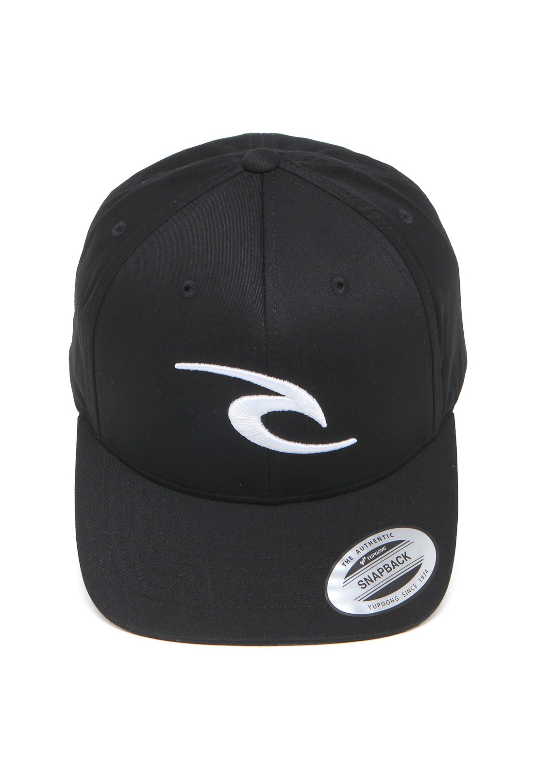 Rip Curl RC Iconic Snapback Cap in Black 