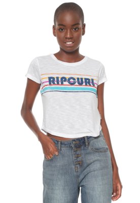 Camiseta Cropped Rip Curl Estampada Branca é boa?