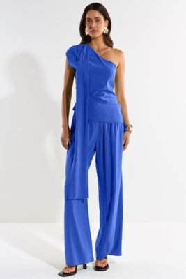 Blusa Ombro Só Ritmi Studio Azul