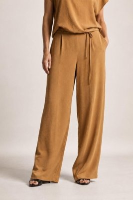 Calça Com Amarração Ritmi Studio Marrom