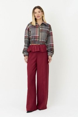 Calça Com Maria Ritmi Studio Vermelho