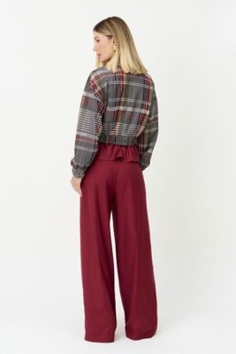 Calça Com Maria Ritmi Studio Vermelho