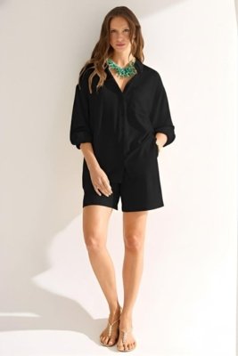 Camisa Com Bolso Ritmi Studio Preto