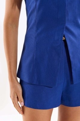 Short Alfaiataria Ritmi Studio Vermelho