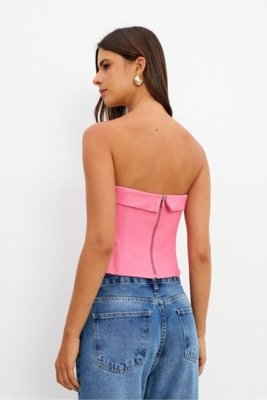 Top Tomara Que Caia Ritmi Studio Rosa